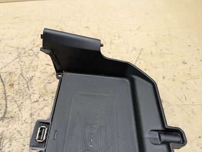 17-23 OEM BMW G30 540I Center Console Cup Holder Wireless Phone Device Charger