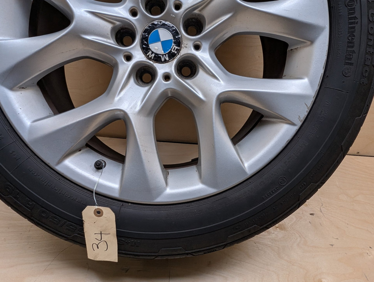 07-13 OEM BMW X5 E70 Wheel Rim 19x9 ET:48 LA Star Spoke Style 334