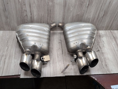 2013 - 2017 Audi S5 8T Rear Left Right Exhaust Muffler Tips SET 8K0253611BC CTUB
