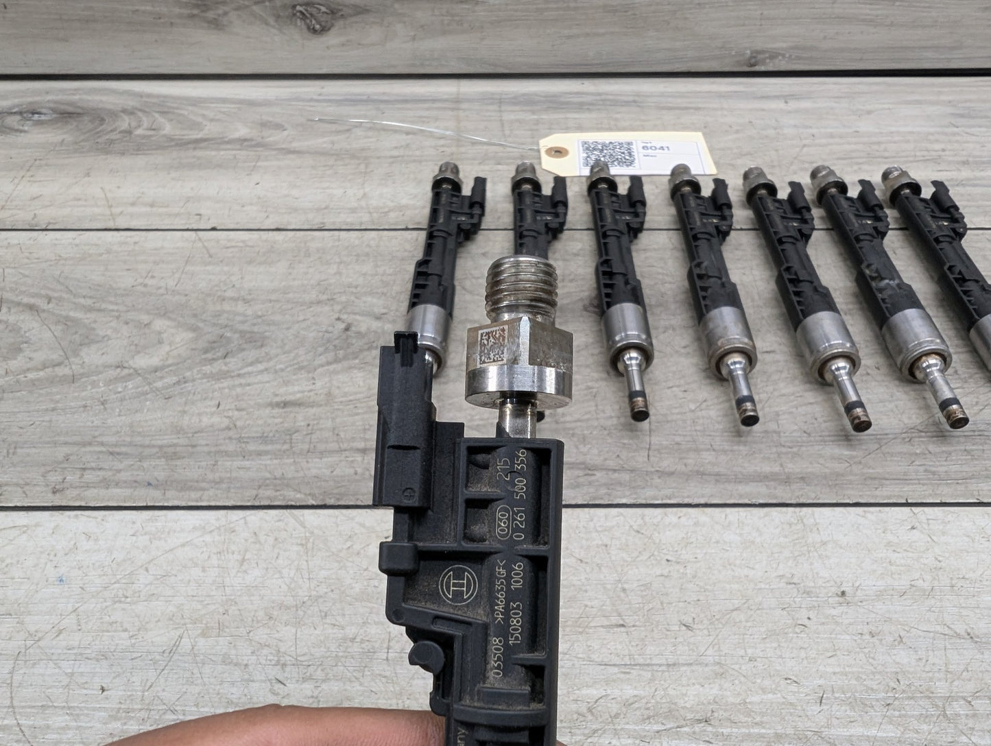 19-24 OEM BMW G12 G30 M550 750 Engine N63R High Pressure Fuel Injector Set