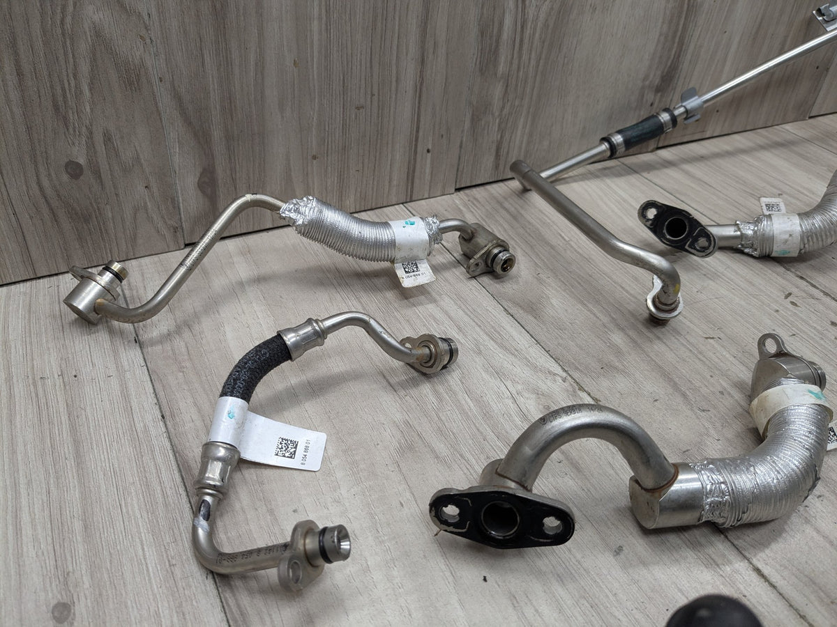 21-26 OEM BMW G80 G82 G83 G87 M3 M4 Turbo Charger Cooling Oil Hose Lines SET