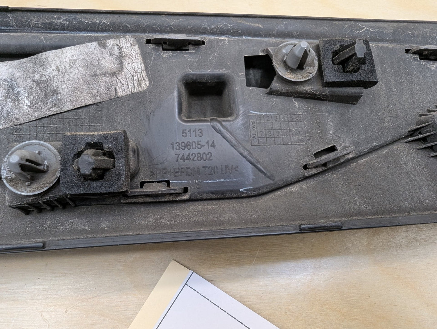 18-24 OEM BMW G01 G02 X3 X4 Rear Right Passenger Side Lower Door Trim Molding