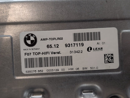 OEM BMW F01 F02 F25 740 750 X3 Top-Hifi M Stereo Sound Audio Amplifier AMP LEAR