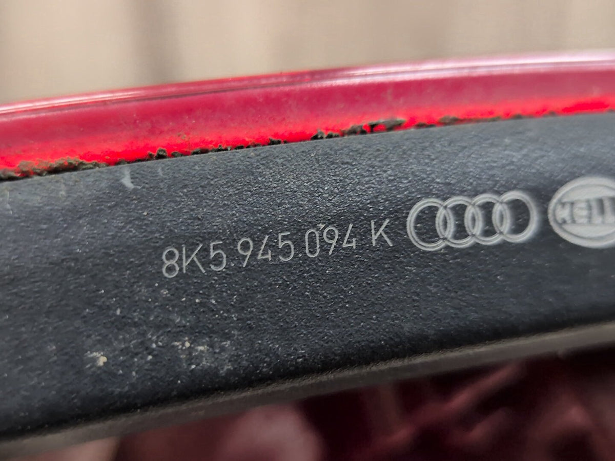 2010-2016 Audi S4 B8 Rear Right Passenger Inner Tail Light 8K5945094K OEM
