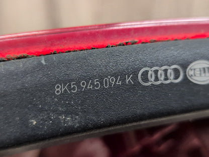 2010-2016 Audi S4 B8 Rear Right Passenger Inner Tail Light 8K5945094K OEM