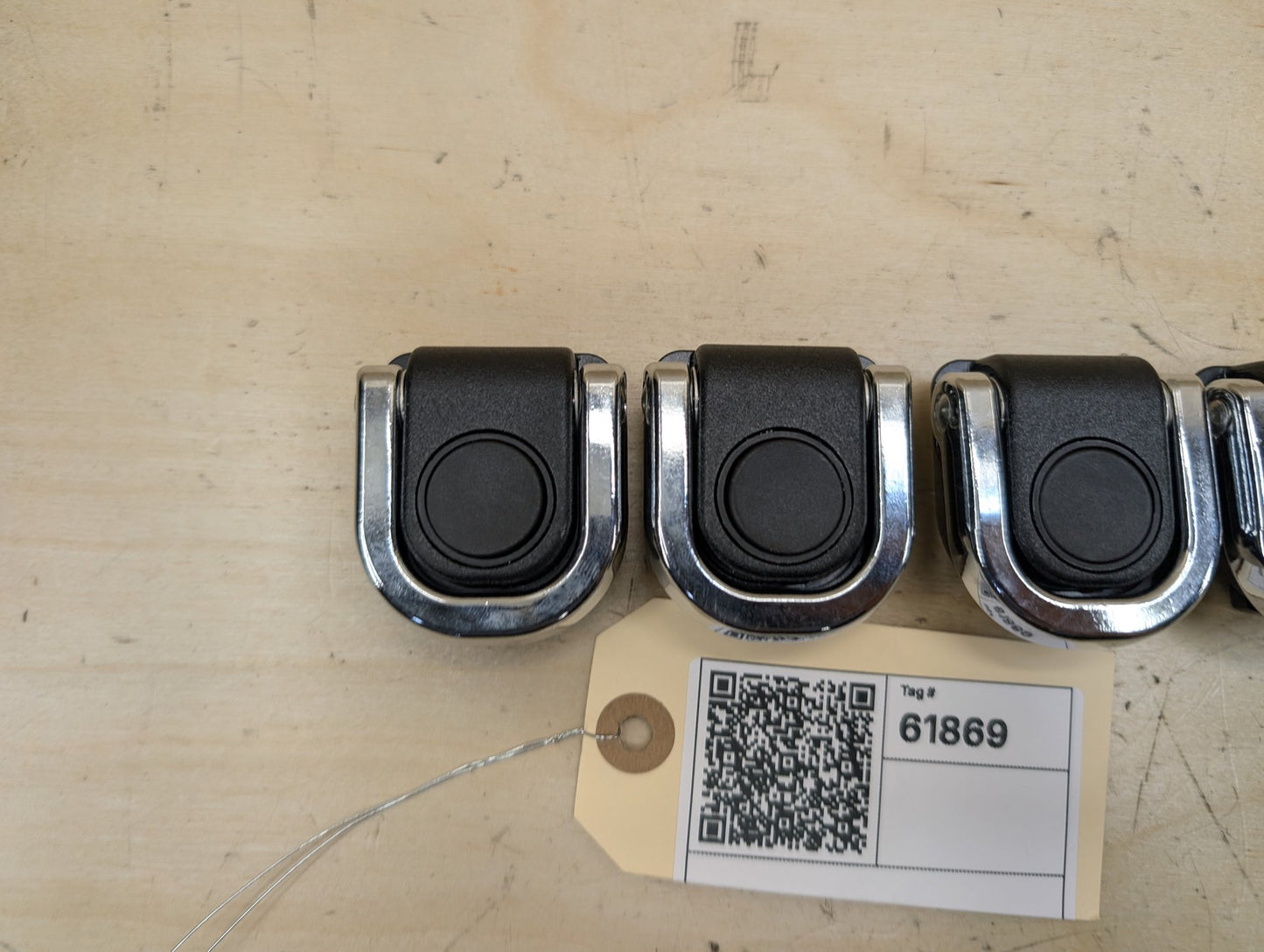 OEM BMW E70 E83 F15 F25 G01 X3 X5 Trunk Cargo Latch Tie Down Hook Clasp Ring (4)