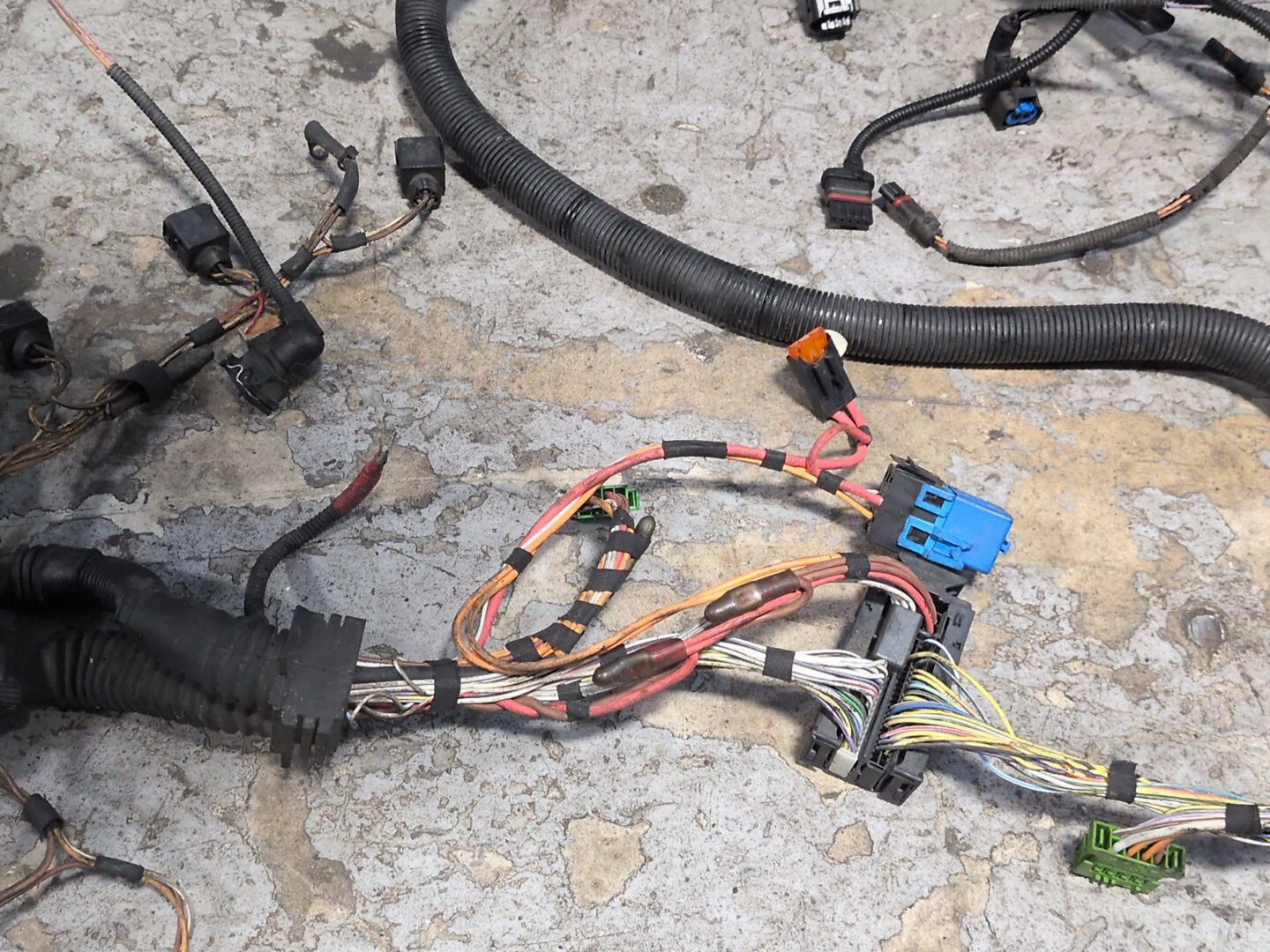 2007-2013 BMW E93 328i AT Engine N51 Motor Transmission Wiring Wire Harness SET
