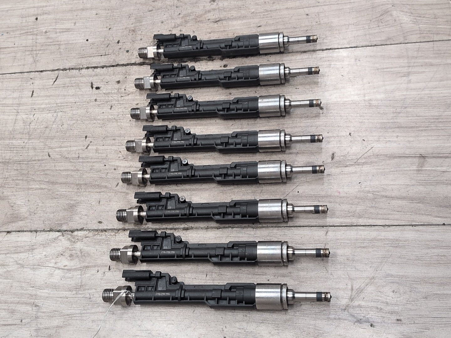 2014 - 2018 BMW X5 F85 Engine Motor Fuel Injector SET 8627842 S63B44T2