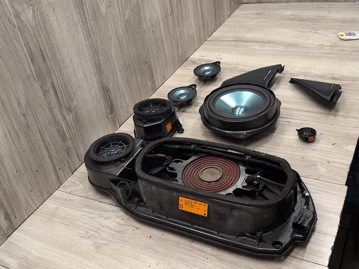 2009-2012 Mercedes-Benz E550 W212 Speakers Subwoofer Tweeter SET A2128202302 OEM