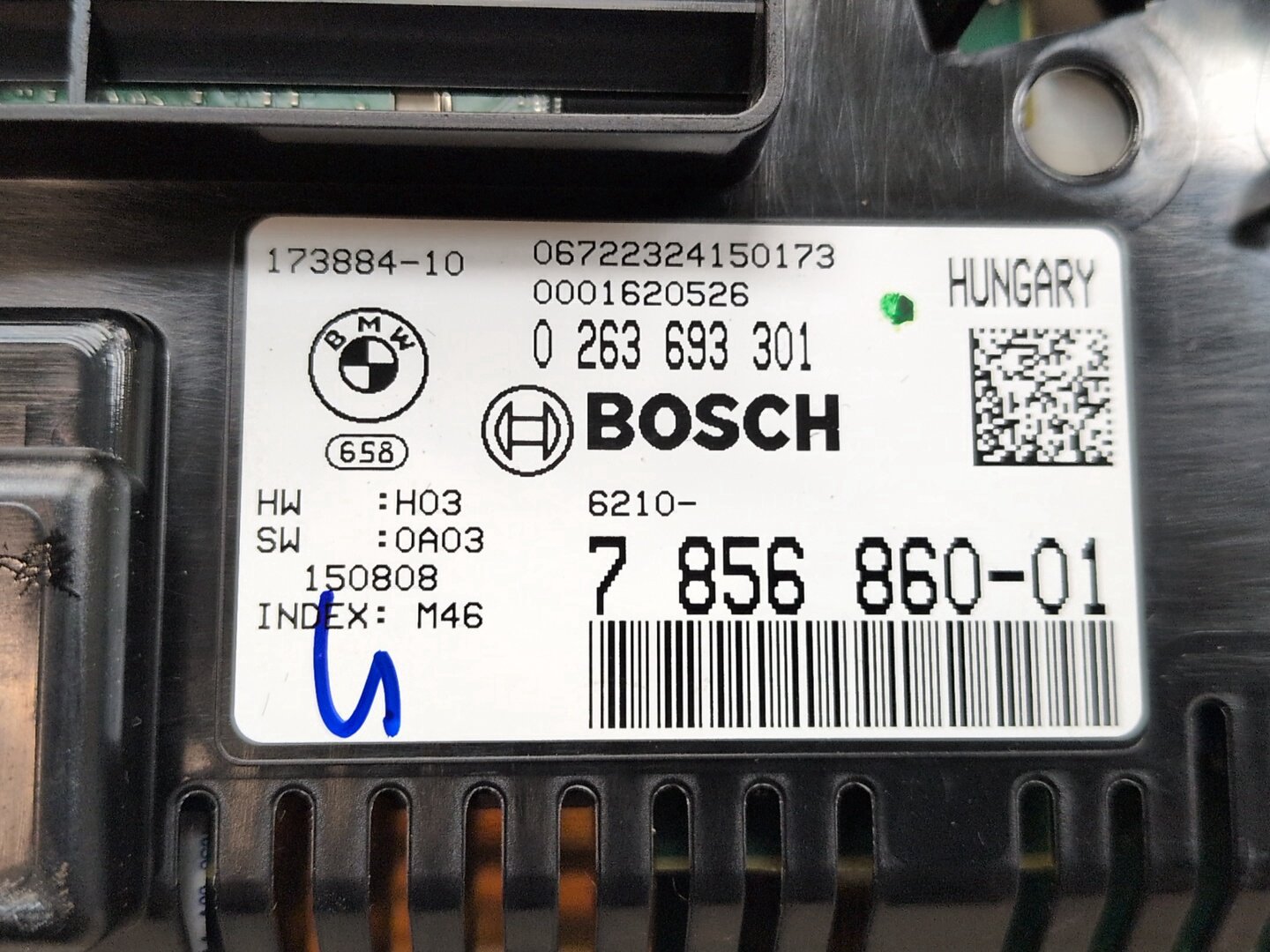 2015-2018 BMW X5 F85 Instrument Speedometer Guage Cluster 7856860