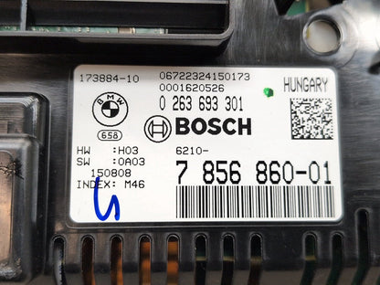 2015-2018 BMW X5 F85 Instrument Speedometer Guage Cluster 7856860