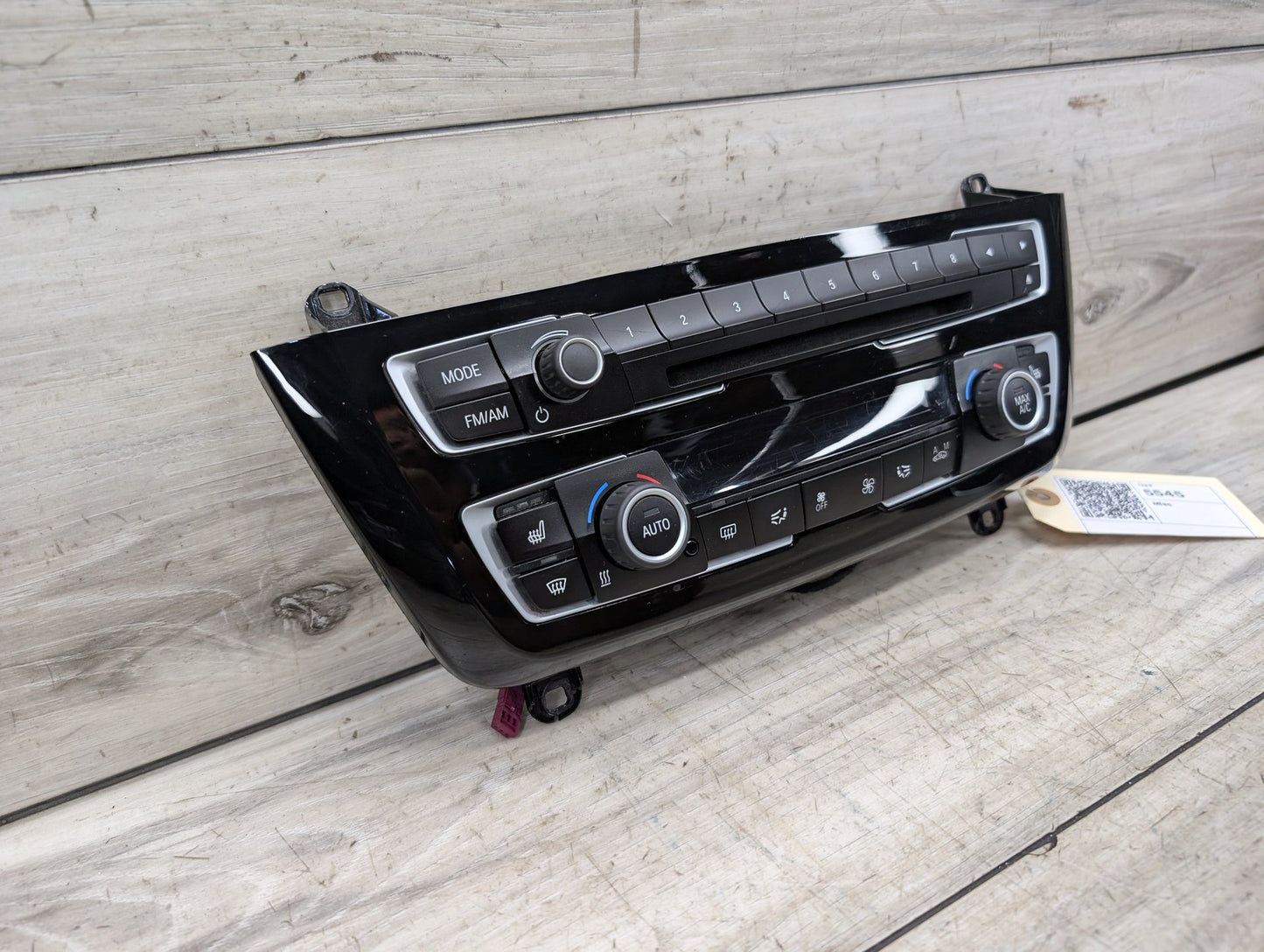 16-18 OEM BMW F30 F32 F34 F80 M3 AC Heater Control Panel Radio Media Buttons