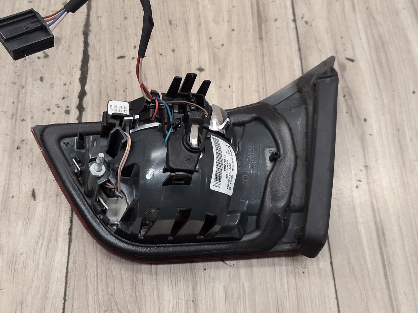 14-17 OEM BMW F32 F33 F36 F83 M4 PRE-LCI Rear Left Driver Inner Trunk Tail Light