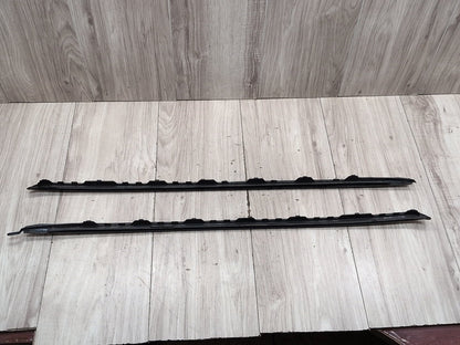 2015 - 2019 BMW X6 F86 Front Left Right Side Windshield Drip Trim Molding SET 7462217 S63B44T2