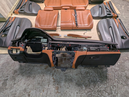 15-19 OEM BMW F16 F86 X6M BROWN Interior Seats Front Rear Door Panels COMPLETE
