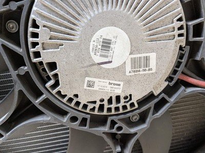 14-19 OEM BMW F15 F16 X5 X6 Radiator Condenser Fan Shroud Assembly 850W N63