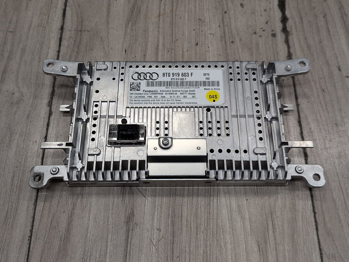 2008-2017 Audi S5 8T Monitor Display Screen 8t0919603f OEM