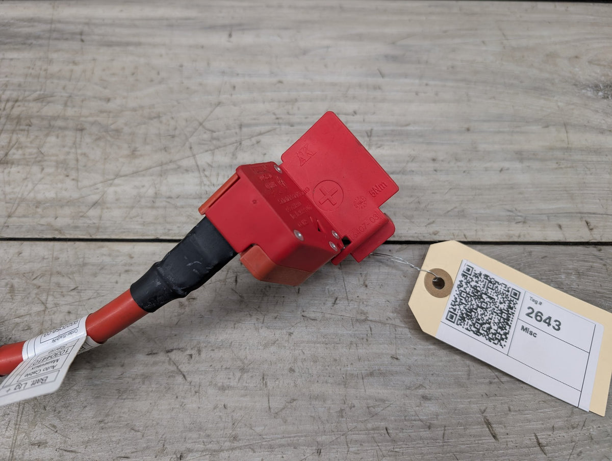 OEM BMW F15 F16 F85 F86 X5 X6 X5M Positive Plus Battery Pole Terminal Red Cable