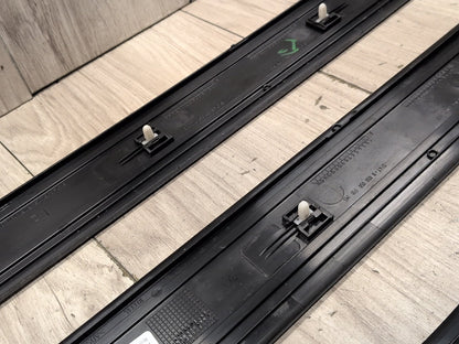 2011 - 2016 BMW 535i F10 Front Rear Left Right Scuff Plate Door Sill SET 8050054 N55B30A