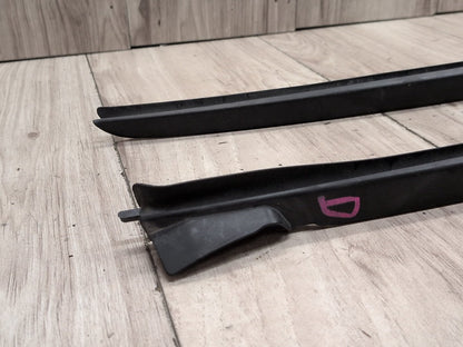 2019-2026 BMW M340i G20 Front Left Right Side Windshield Drip Trim Molding SET 7427874 OEM