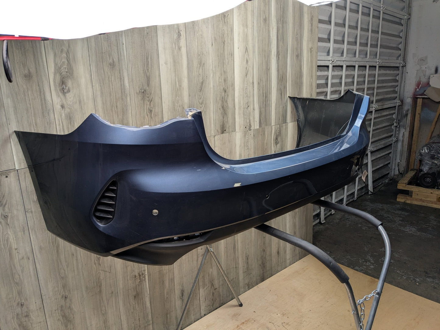 21-26 OEM BMW G22 G23 430 BASE Rear Bumper Cover w/ Diffuser Blue CF4- 9850244 Blue C4F