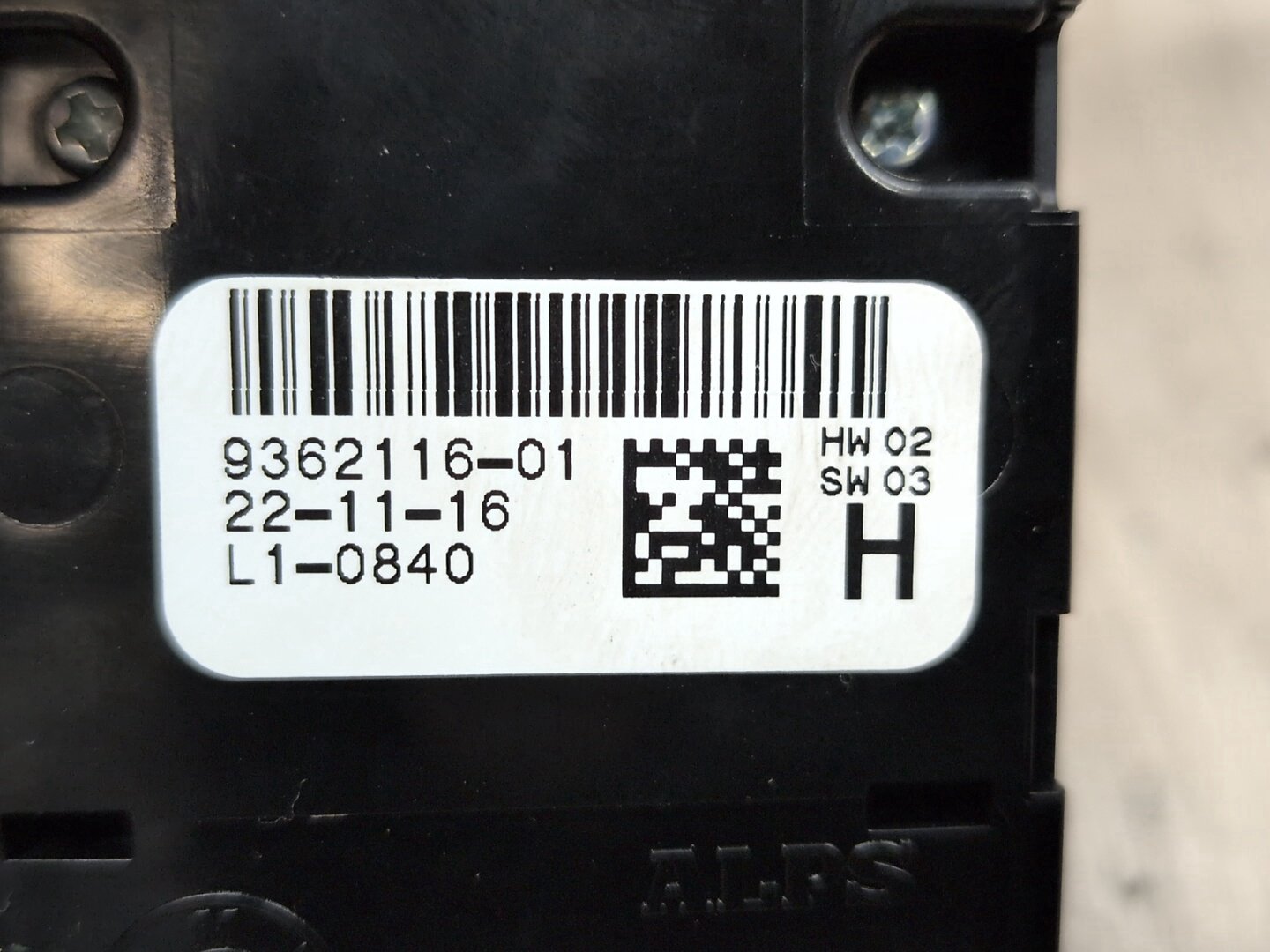 2014 - 2018 BMW X5 F85 Front Left Driver Door Master Window Switch 9362116 S63B44T2