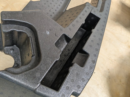 2019 BMW X3 G01-Trunk Spare Tire Mount Brackets Foam Covers PN: 7440140
