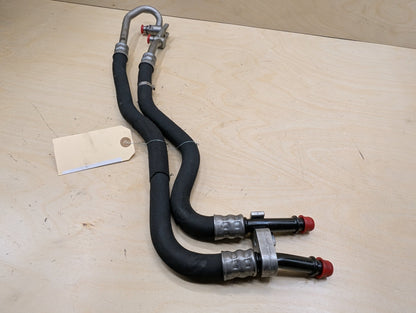 07-15 OEM BMW E84 X1 E90 E92 E93 335 Engine N54 N55 Oil Cooler Lines PAIR