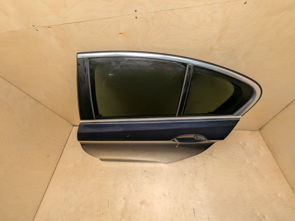 17-23 OEM BMW F90 G30 530 540 M550 M5 Rear Left Driver Door Shell Panel Blue A89
