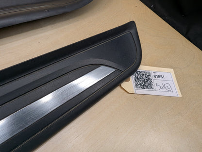 2007-2013 BMW 328i E93 Front Left Right Scuff Plate Door Sill SET 7178598 OEM