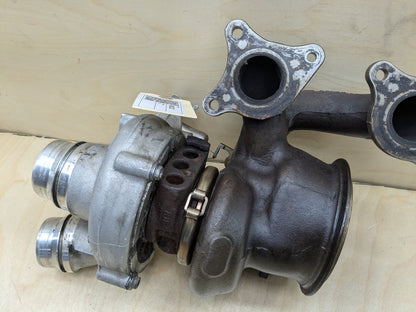 19-23 OEM BMW G05 G06 G07 G12 G16 G30 Turbo Charger 2 PORT w/ Manifold B58
