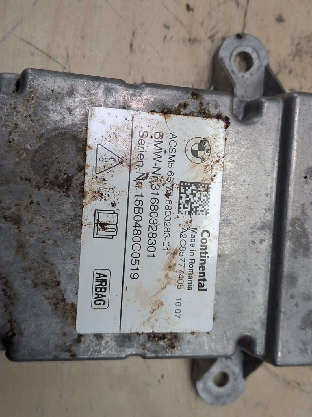 2016-2022 BMW 750i G12 SRS Airbag Air Bag Module 6803283