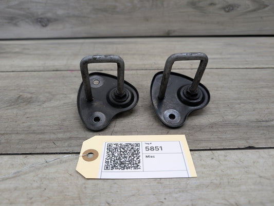 OEM BMW F90 F97 G01 G05 G06 G07 G12* G30 X3 X5 Hood Safety Latch Hook Pair SET