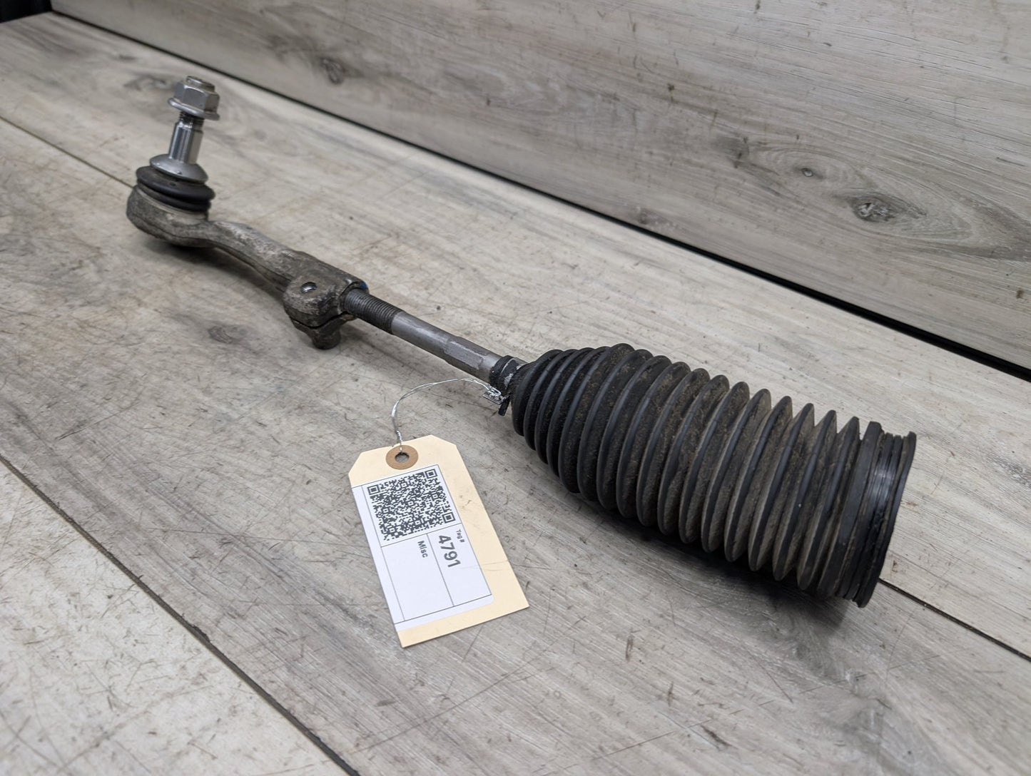 2018 - 2024 BMW X3 G01 Left Driver Tie Rod w/ Boot 4A01665 B46B20O1