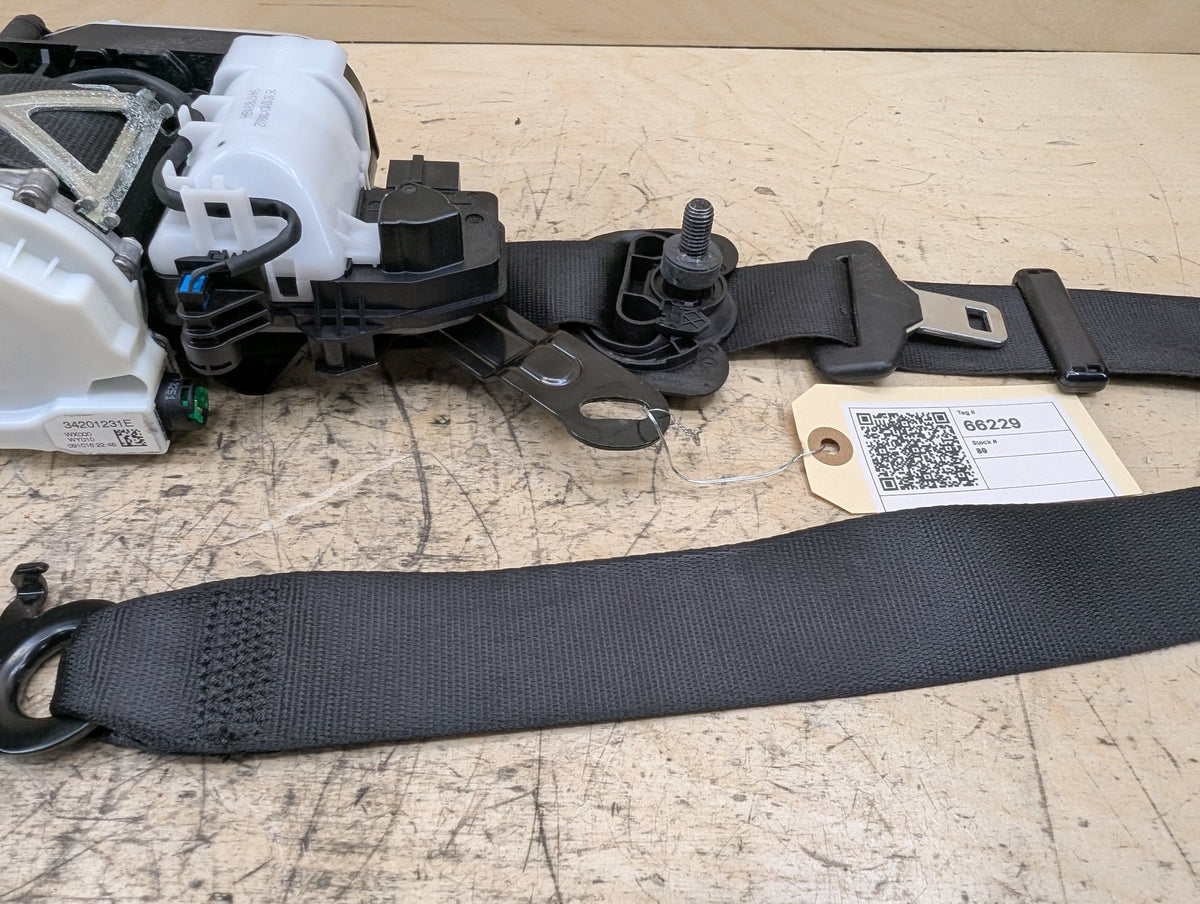 16-22 OEM BMW G11 G12 740 750 M760 Front Left Driver Seat Belt Retractor Black