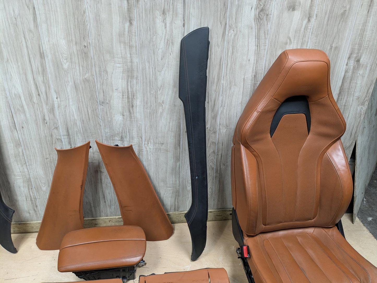 15-19 OEM BMW F16 F86 X6M BROWN Interior Seats Front Rear Door Panels COMPLETE