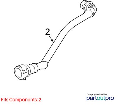 PRE-LCI OEM BMW G01 G12 G30 X3 Transmission Oil Cooler Inlet Outlet Hose B46 B58