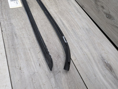 2006-2011 BMW 328i E90 Front Left Right Side Windshield Drip Trim Molding SET 7179253