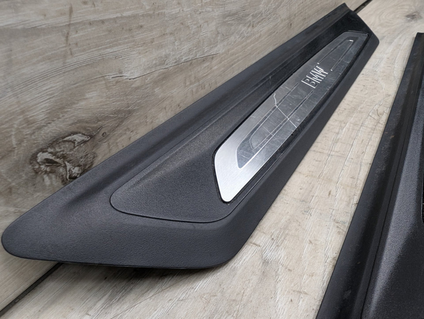 2012-2018 BMW 340i F30 Front Left Right Scuff Plate Door Sill SET 7410460