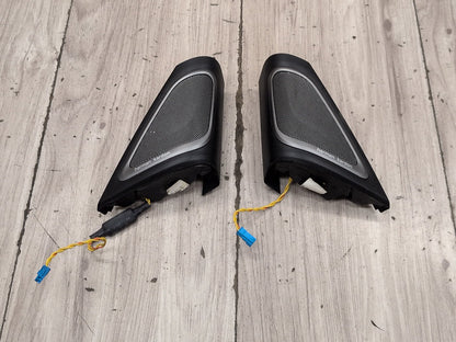 2016-2022 BMW 750i G12 Front Left Right Door Triangle Corner Speaker Assemblys SET 7458447