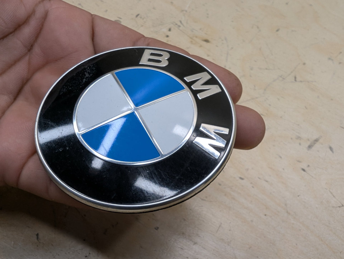 OEM BMW E90 F02 F22 F30 F32 F36 F80 F87 M3 M4 Rear Trunk Lid Round Emblem 74mm