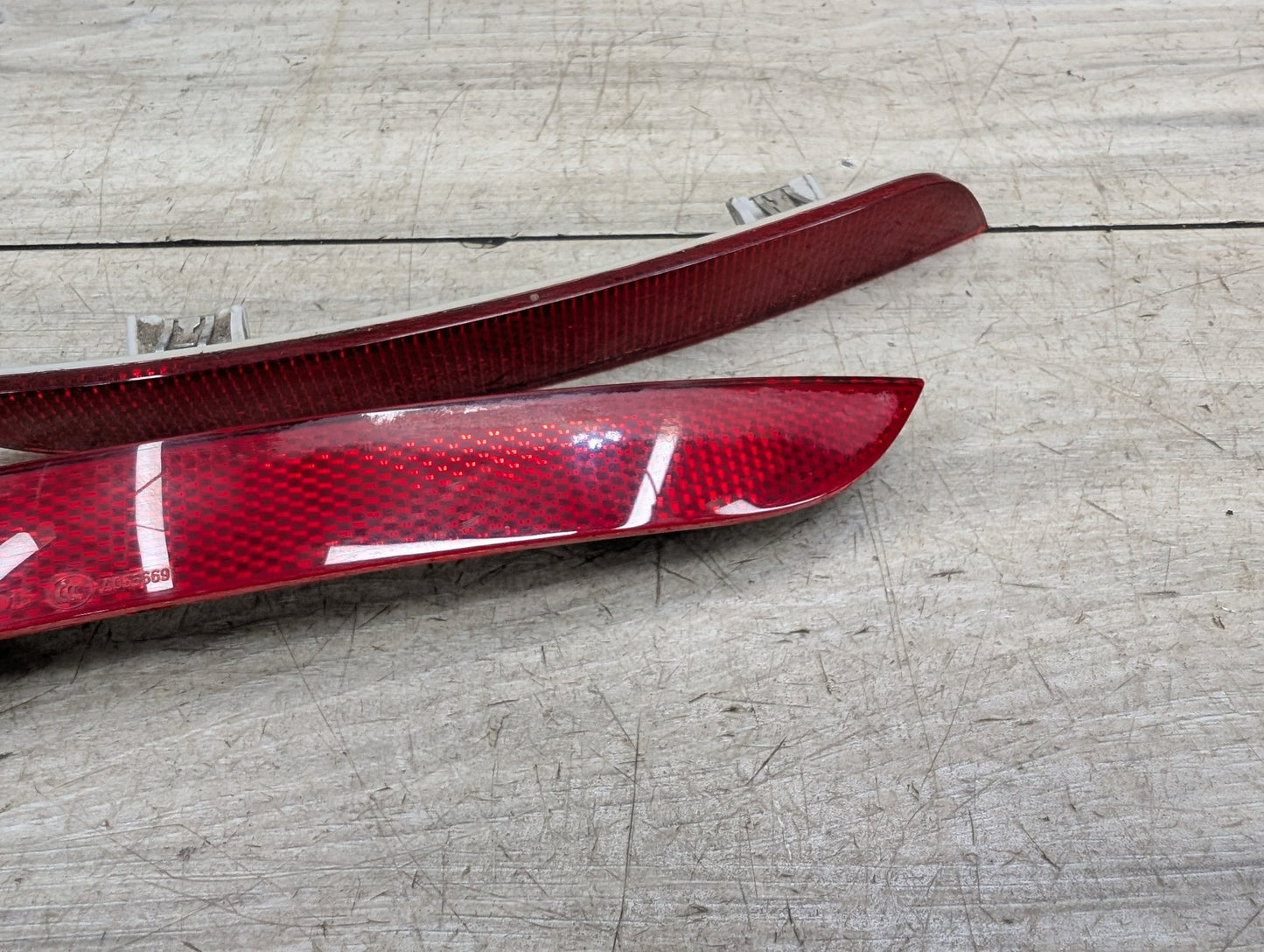 2011-2016 BMW 535i F10 Rear Left Right Bumper Reflectors SET 7203237