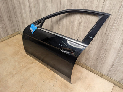 10-16 Mercedes-Benz Sedan W212 Front Left Driver Door Shell Panel Black 040