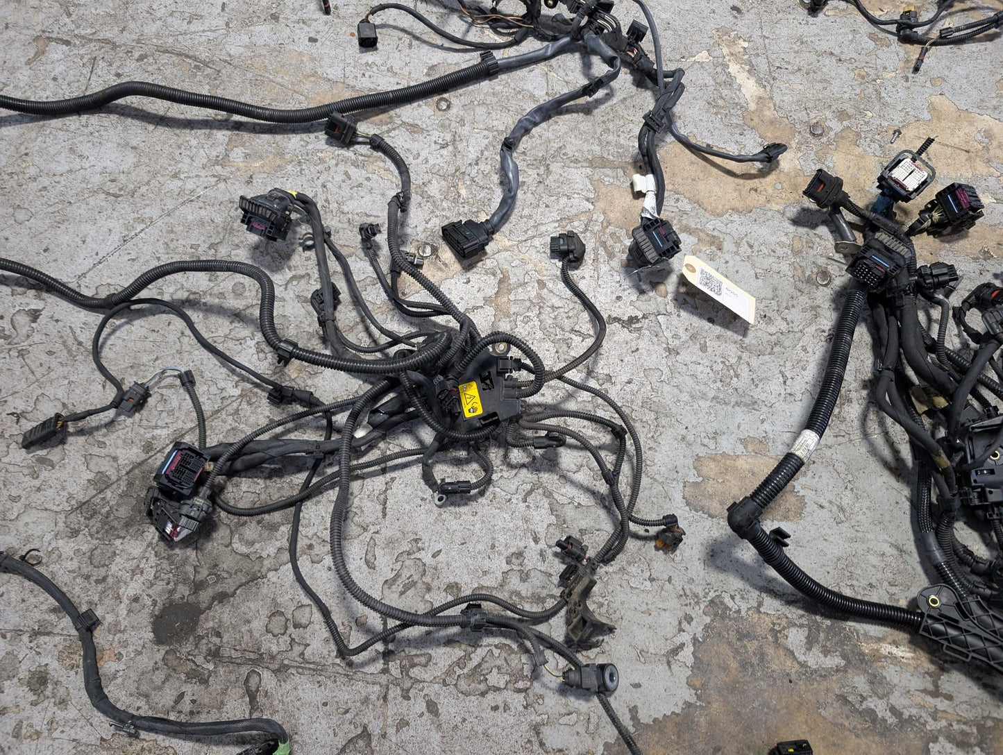 BMW G12 750Li N63B44O2 Engine Motor Transmission Wiring Wire Harness SET 8654414