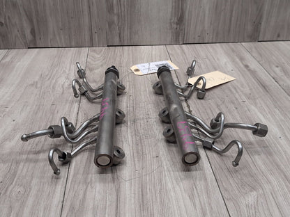2014 - 2018 BMW X5 F85 Engine Motor Fuel Injector Rail Line SET 8649320 S63B44T2