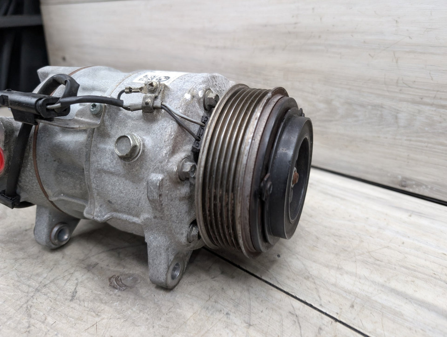 2017-2023 BMW G30 530i B46B20O0 Engine Motor A/C AC Compressor Clutch Pump Pulley 6822847