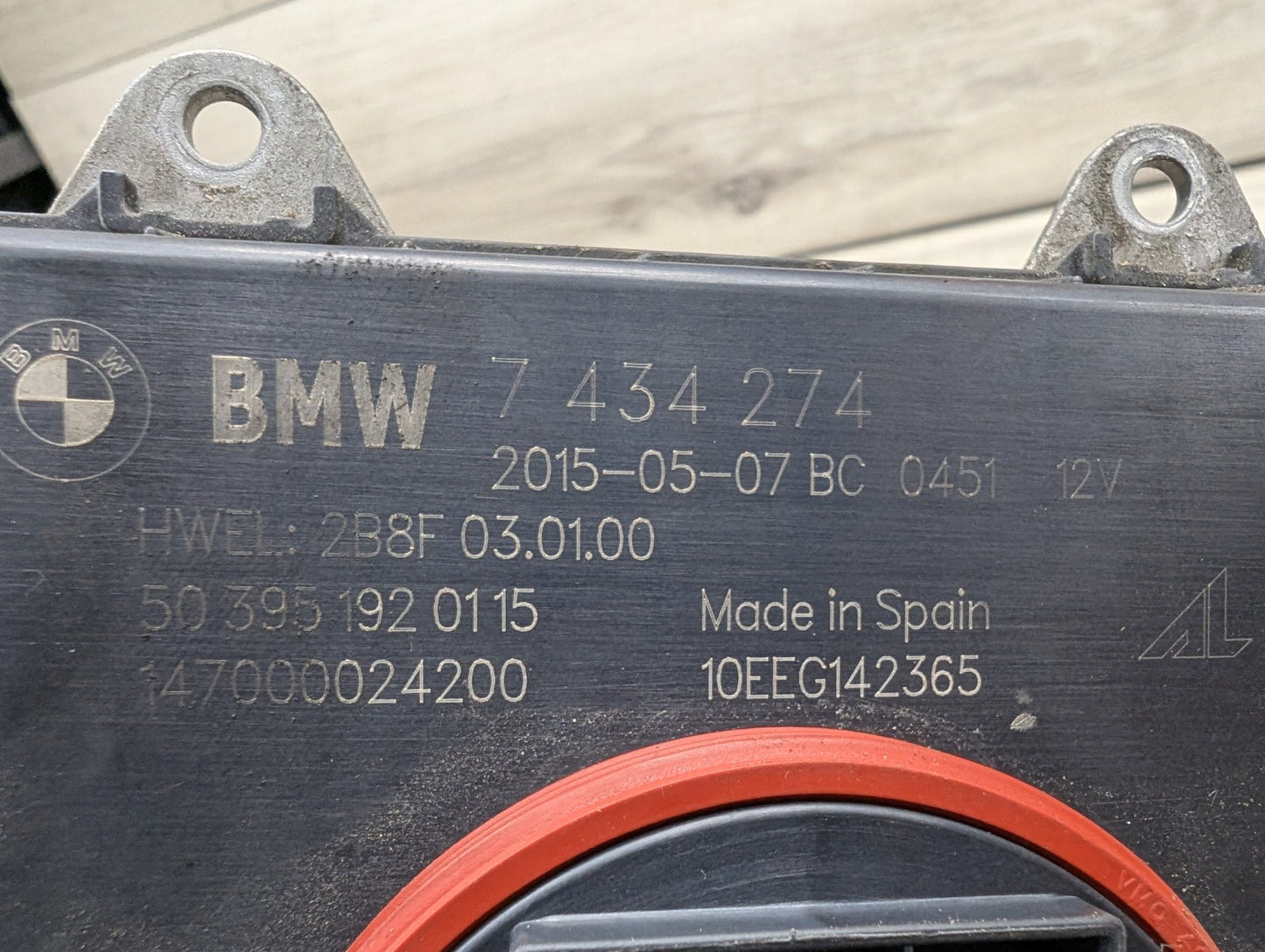 2014 - 2018 BMW X5 F15 Front Left or Right Headlight Ballast Module 7434274 N63B44O1