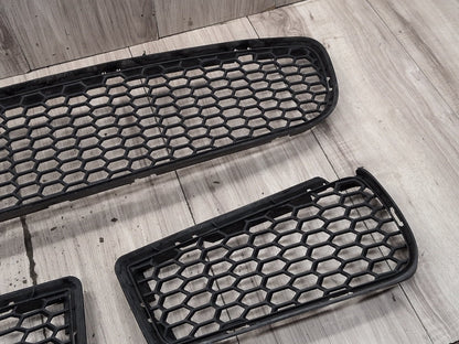 2012-2018 BMW M6 F06 Front Left Right Center Bumper Cover Grilles SET 8050494