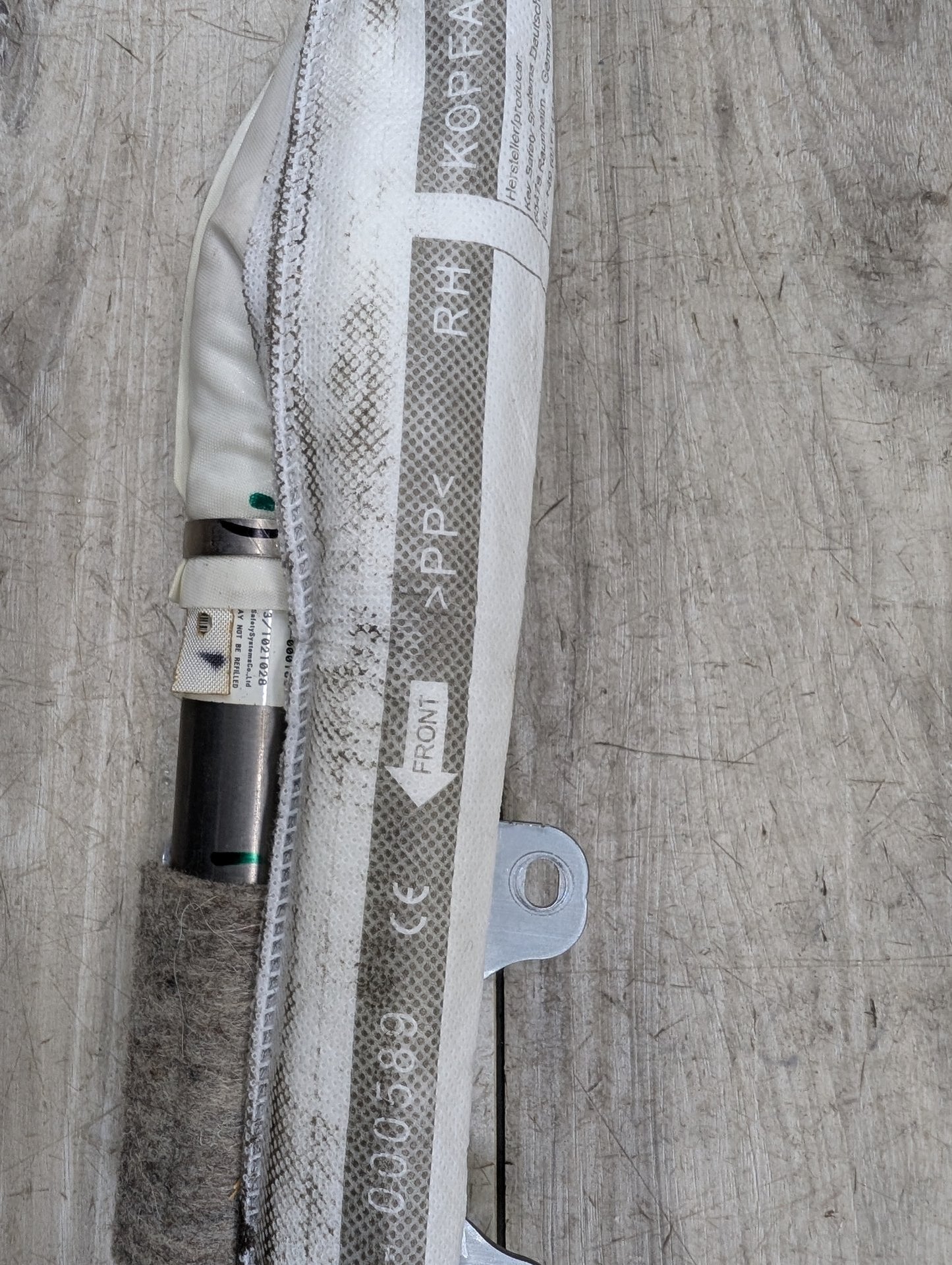 16-22 OEM BMW G12 740 750 M760 Right Passenger Roof Head Air Bag Airbag Curtain