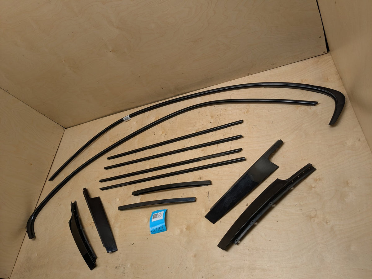 12-20 OEM BMW F30 F80 Front Rear Left Right Door Shadow Line Trim Moldings SET